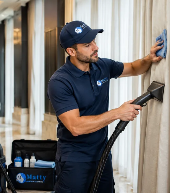 Bahrs Scrub Curtain Cleaning